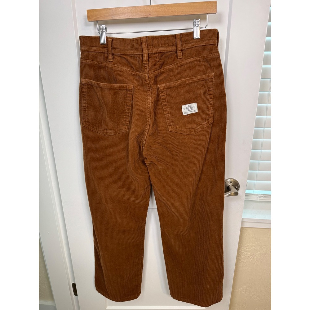 BDG Urban Outfitters Brown Corduroy Straight Leg High Rise Pants Size 30 - Picture 2 of 9